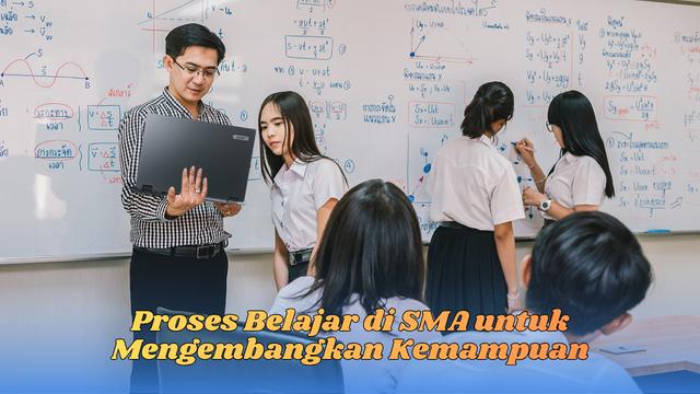 proses belajar di SMA